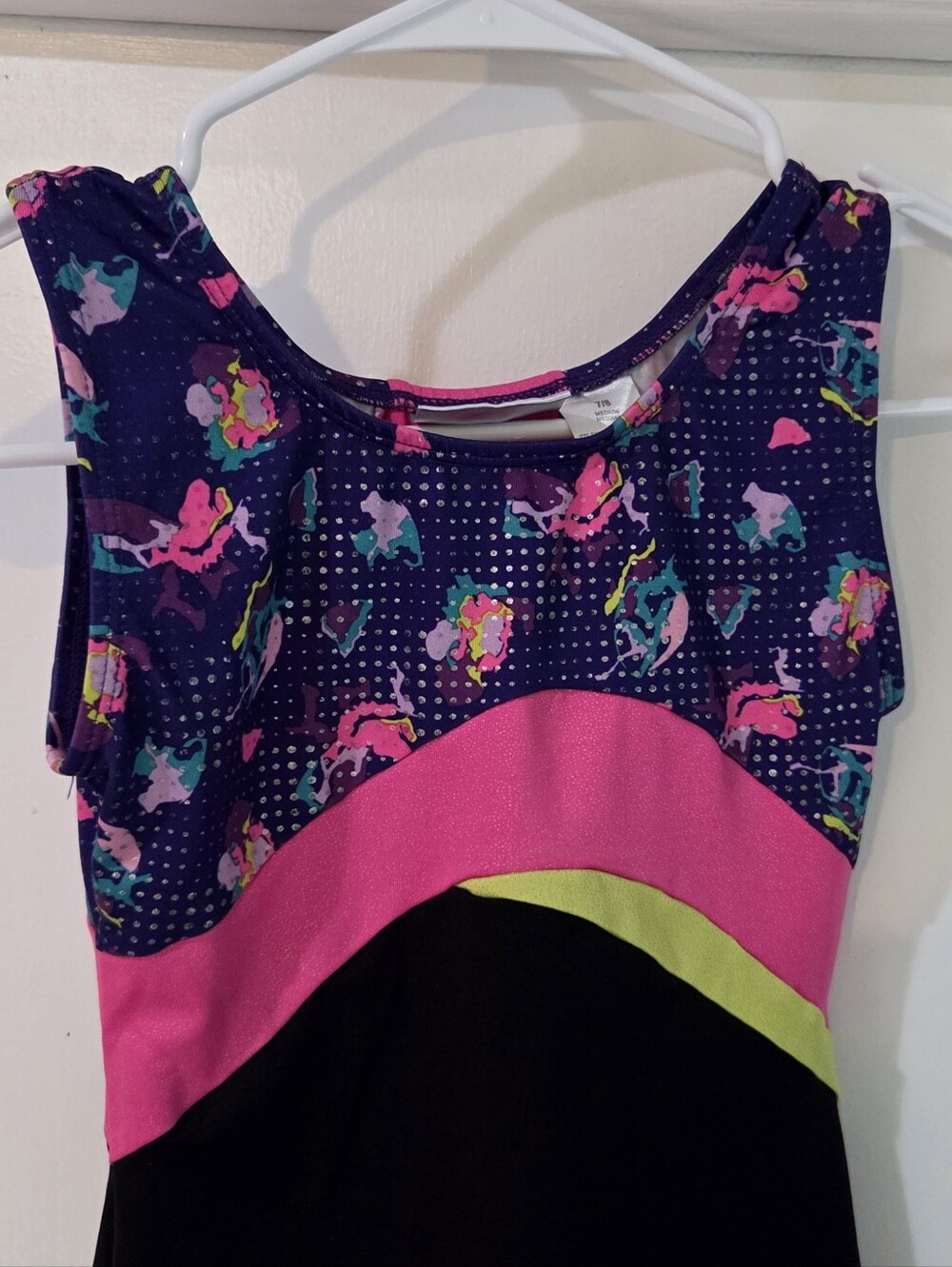 Girls Freestyle Danskin Leotard, Sz 7/8 - Picture 3 of 7